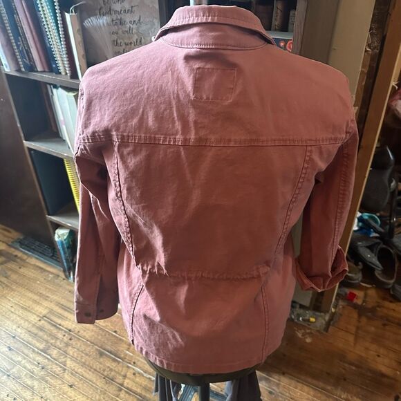 American Eagle washed pink Y2K drawstring utility jacket - Picture 2 of 3